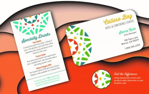 Full Color Raised Business Card